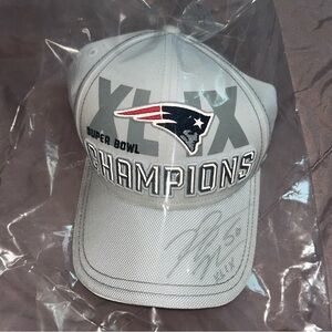 Patriots Rob Ninkovich Autographed Super Bowl hat